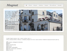 Tablet Screenshot of magnat-leba.com